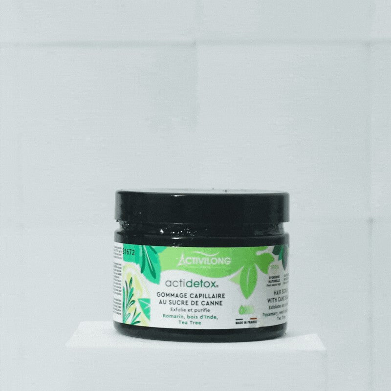 Gommage capillaire au sucre de canne