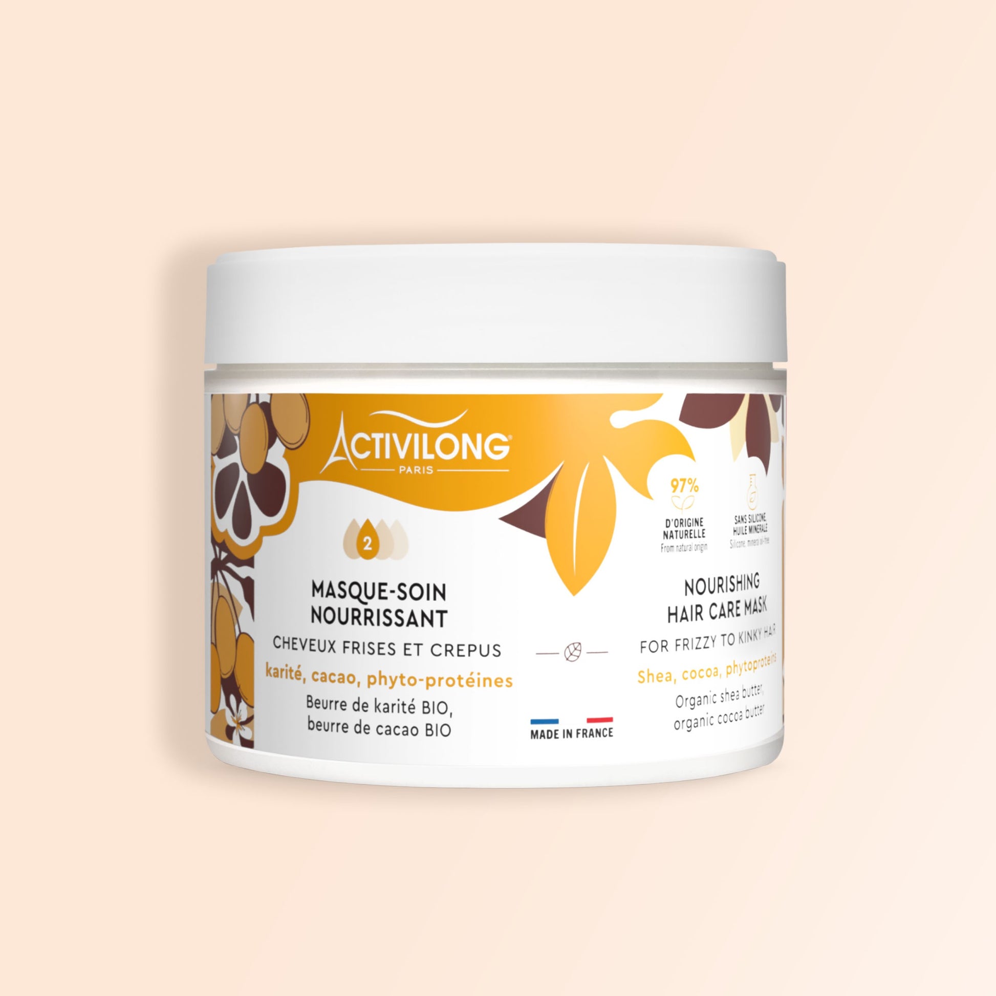 Masque-Soin Nourrissant Karité, cacao et phyto-protéines