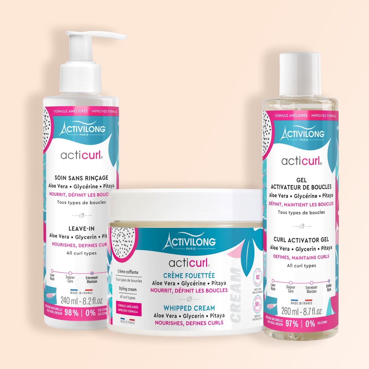 Trio Coiffants Acticurl